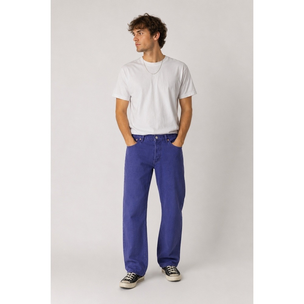 Levi's 501 Original Jeans Mens 31x32 Blue 100% Cotton Straight Leg Jeans New